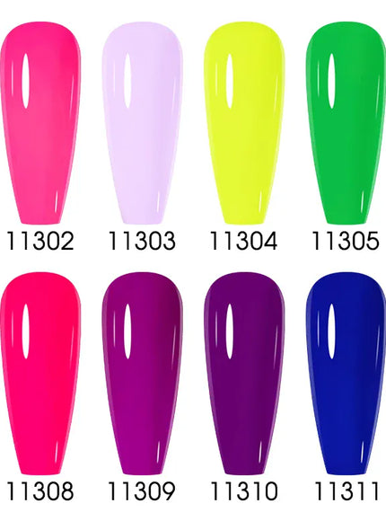 KissICON 💋 Nailco 15ml Translucent Gel Polish-Natural Resin Formula