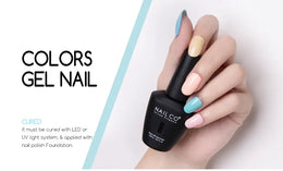 KissICON 💋 Nailco 15ml Translucent Gel Polish-Natural Resin Formula
