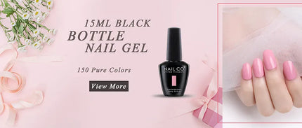 KissICON 💋 Nailco 15ml Translucent Gel Polish-Natural Resin Formula