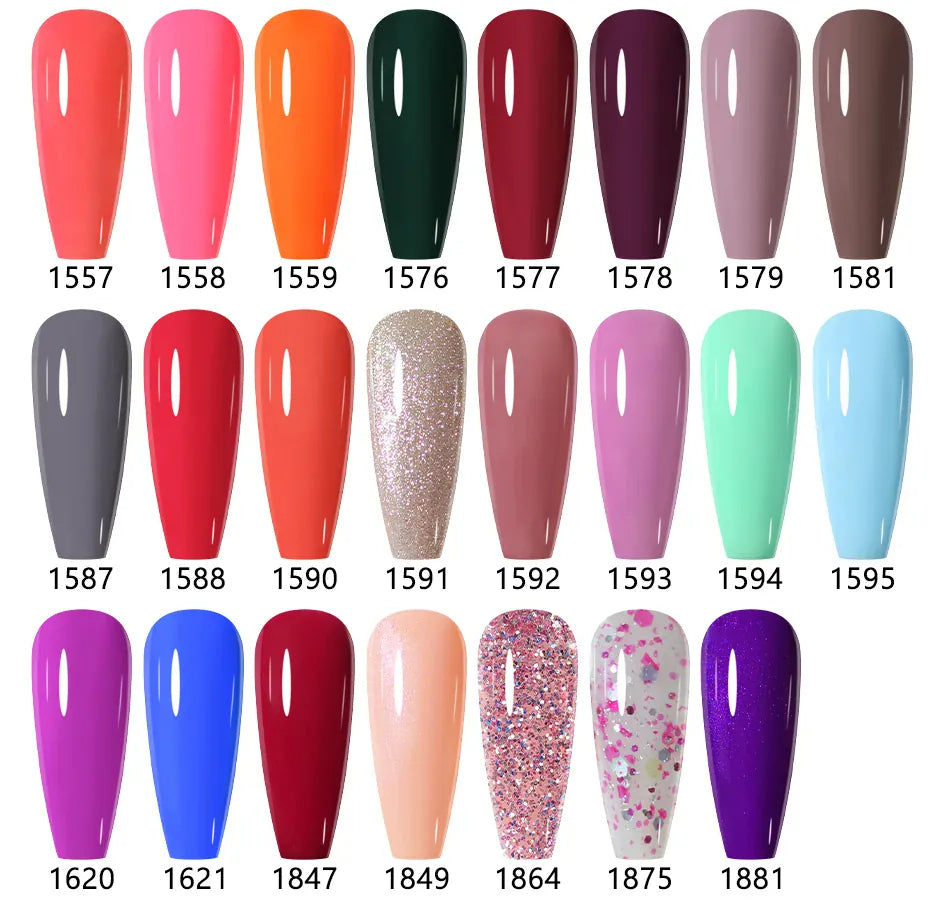 KissICON Nailco Chocolate Gel Polish 15ml Soak Off UV