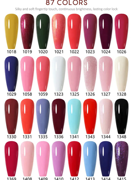 KissICON Nailco Chocolate Gel Polish 15ml Soak Off UV