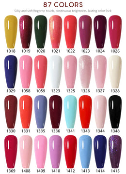 KissICON Nailco Chocolate Gel Polish 15ml Soak Off UV