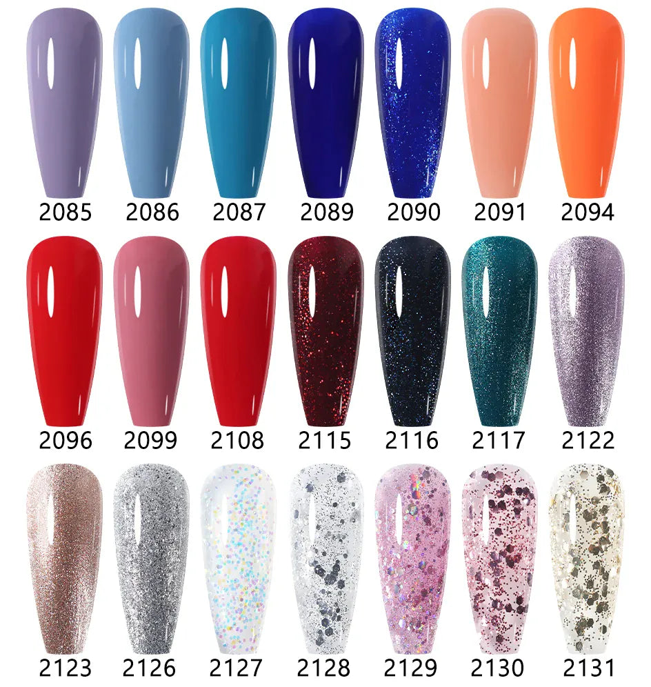 KissICON Nailco Chocolate Gel Polish 15ml Soak Off UV