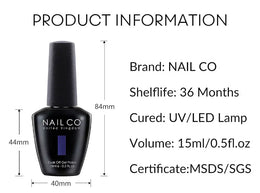 KissICON Nailco Chocolate Gel Polish 15ml Soak Off UV