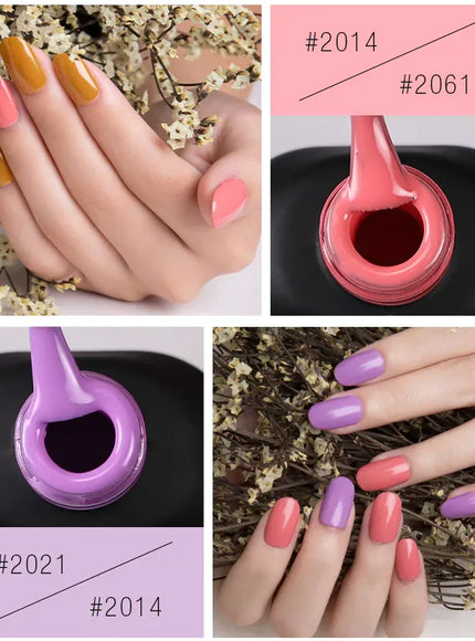 KissICON Nailco Chocolate Gel Polish 15ml Soak Off UV