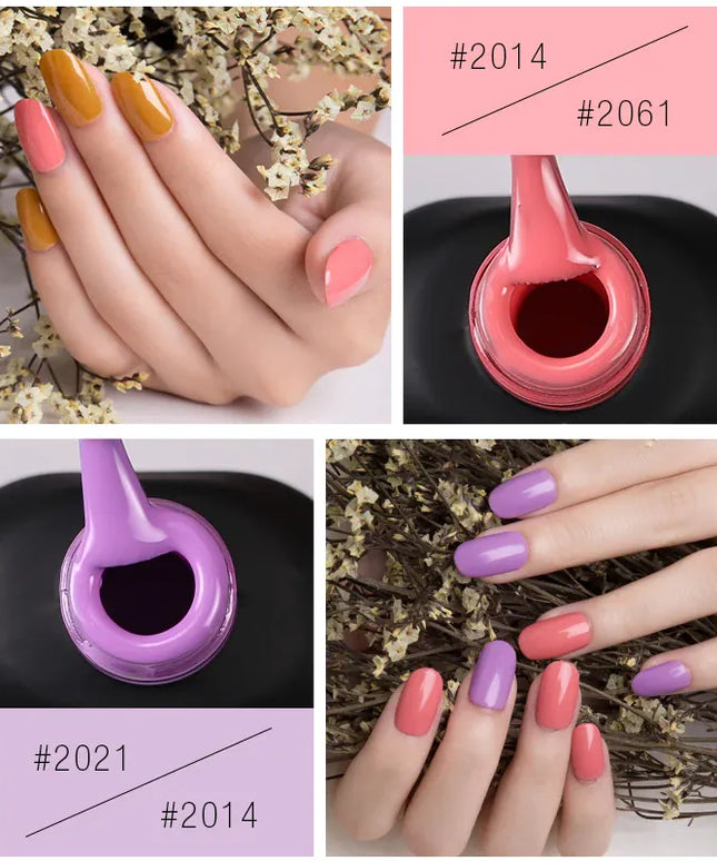 KissICON Nailco Chocolate Gel Polish 15ml Soak Off UV