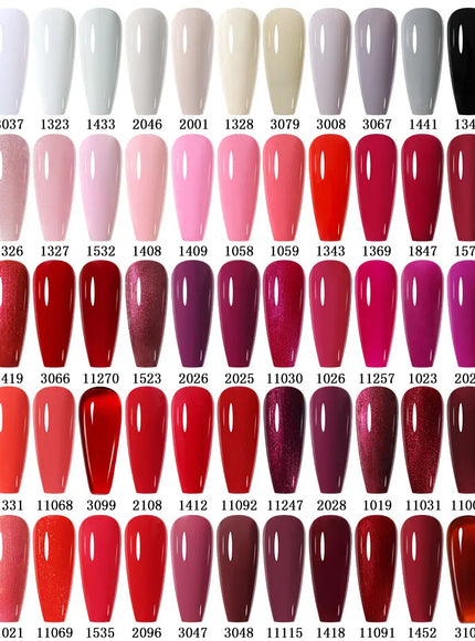 KissICON 💋 Nailco Red Gel Polish - Lasting Soak
