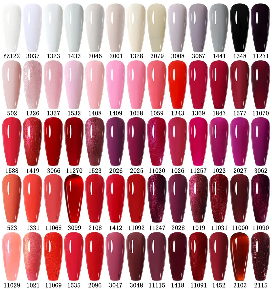 KissICON 💋 Nailco Red Gel Polish - Lasting Soak