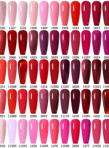 KissICON 💋 Nailco Red Gel Polish - Lasting Soak