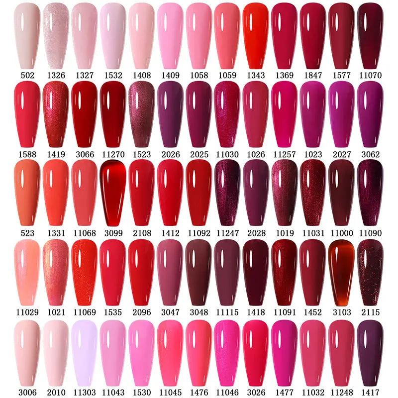 KissICON 💋 Nailco Red Gel Polish - Lasting Soak