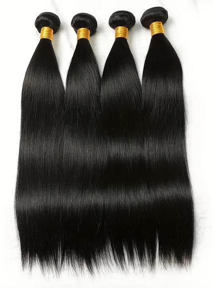 KissICON Natural Color / 12 14 16 18 KissIcon Brazilian Straight Hair 3 Bundles Virgin Hair
