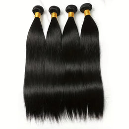 KissICON Natural Color / 12 14 16 18 KissIcon Brazilian Straight Hair 3 Bundles Virgin Hair