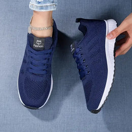 KissICON Footwear Navy Blue / 44 Luxury Breathable Summer Women's Fashion Sneakers