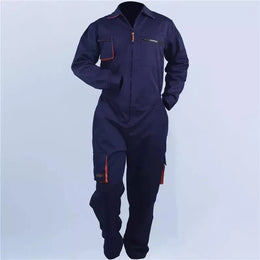KissICON Navy Blue / L Durable Work Coveralls for Mechanics  Welders