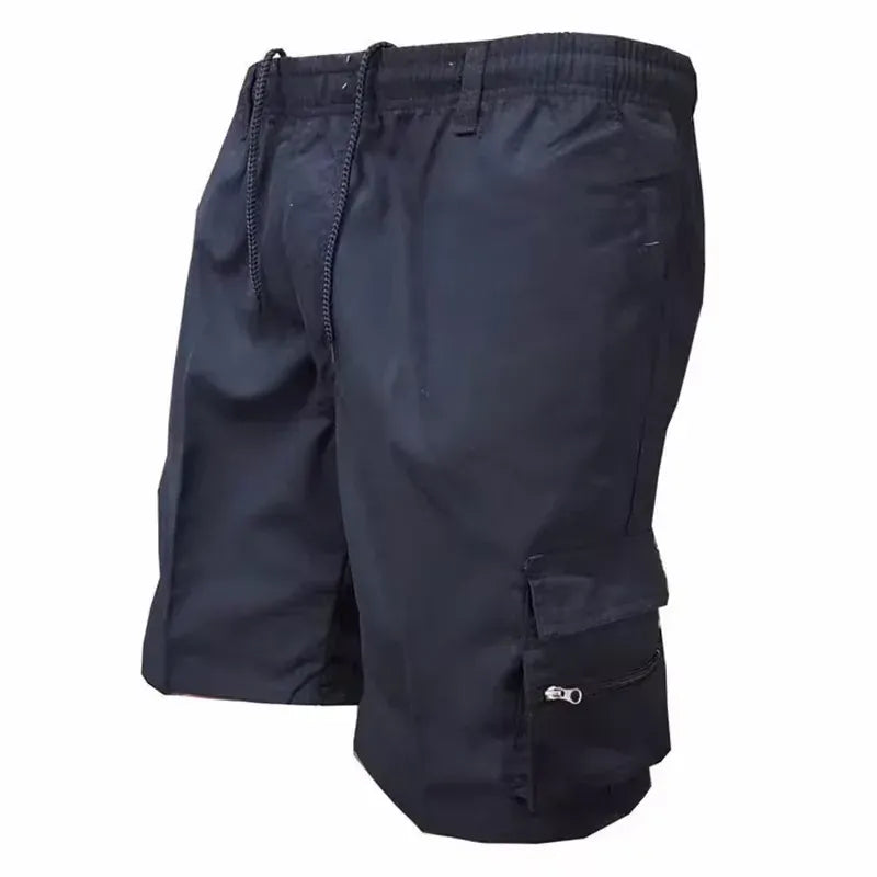 KissICON navy blue / XXL Mens Versatile Work  Sport Shorts