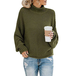 Dropshipman Navy Blue / XXXL Women's S-3XL Plus  Size New sweater knitted sweater  foreign trade women's clothing plus size women clothing  plus size