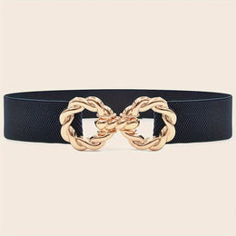 jkthpu-45 Navy Color / L Chic Slimming Elastic Waist Belt Versatile for Any Style