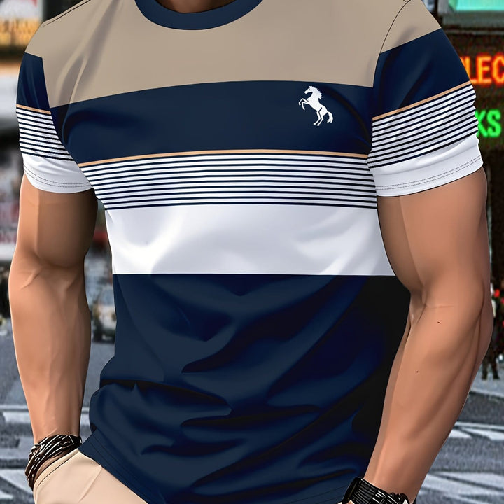 Lightweight Polyester Tee AllSeason Comfort Daily Style