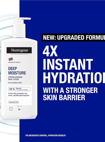 KissICON Neutrogena Fragrancefree Deep Moisture Body Lotion