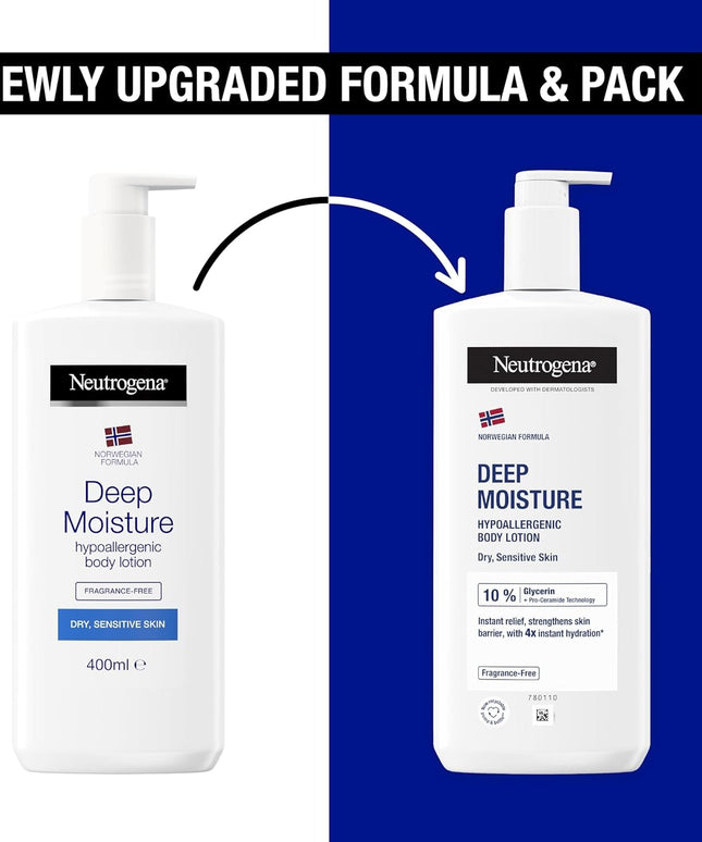 KissICON Neutrogena Fragrancefree Deep Moisture Body Lotion