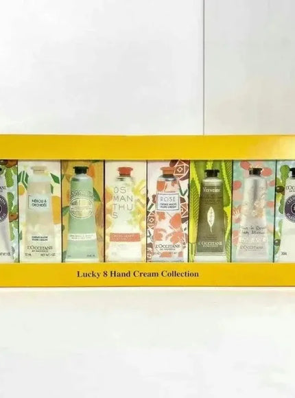 KissICON new 8pcs KissIcon Moisturizing Hand Cream Gift Box Set Whitening