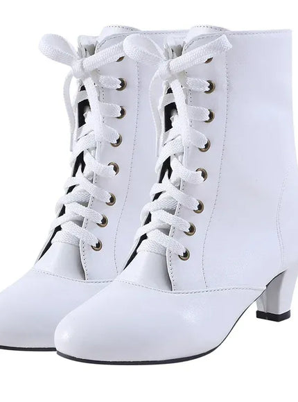 KissICON New Fashion Women Low Kitten Heel Ankle Boots