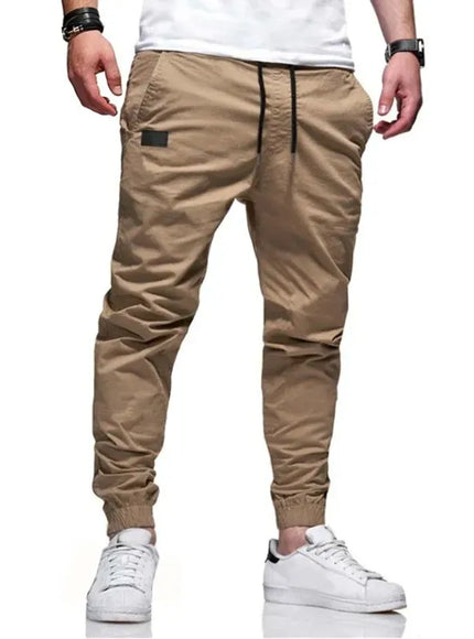 KissICON New Men's Casual Sports Pants Sweatpants Male Jogger Cargo Harem Pencil Pants Trousers Multi-pocket Sweatwear