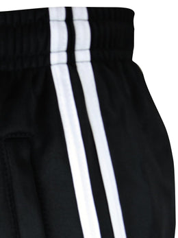 KissICON New Mens Tracksuit Bottoms Joggers Striped Silky Casual Gym Jogging Sweat Pants