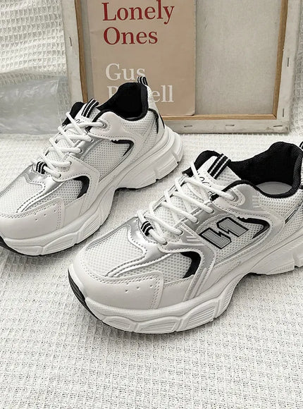 Dropshipman New Spring Autumn Women's Jogging Sneakers Fashion Casual White Breathable Tennis Low Top Vulcanized Shoes Outdoor Trainers