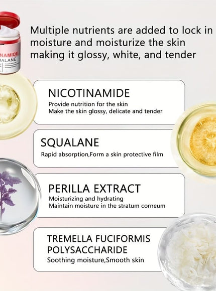 KissICON Nicotinamide face cream 💋 Niacinamide Squalane Mask - Deep Hydration For