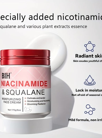 KissICON Nicotinamide face cream 💋 Niacinamide Squalane Mask - Deep Hydration For