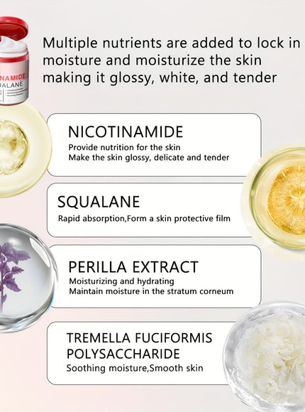 KissICON Nicotinamide face cream 💋 Niacinamide Squalane Mask - Deep Hydration For