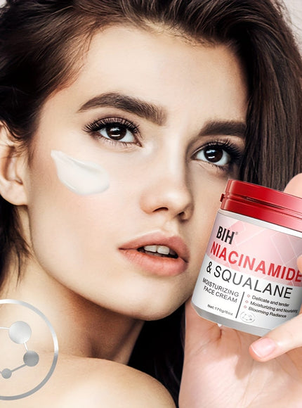 KissICON Nicotinamide face cream 💋 Niacinamide Squalane Mask - Deep Hydration For