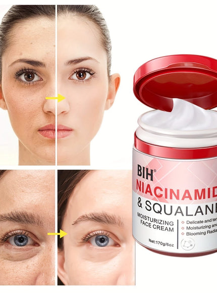 KissICON Nicotinamide face cream 💋 Niacinamide Squalane Mask - Deep Hydration For