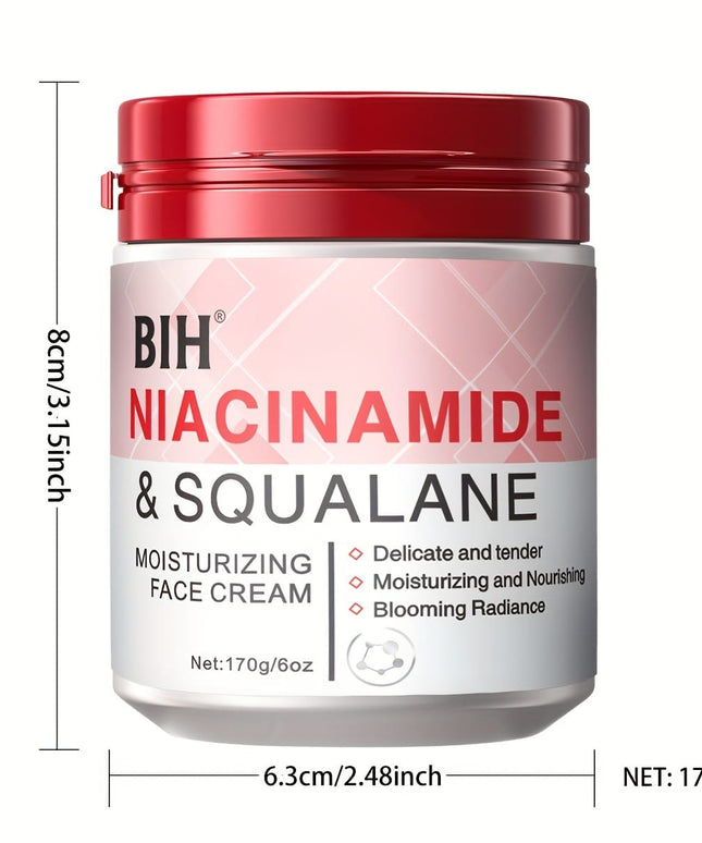 KissICON Nicotinamide face cream 💋 Niacinamide Squalane Mask - Deep Hydration For