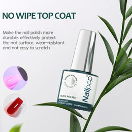 KissICON NO WIPE TOP COAT Kiss Icon Nailpop Gel Liner Polish 8ml Colors