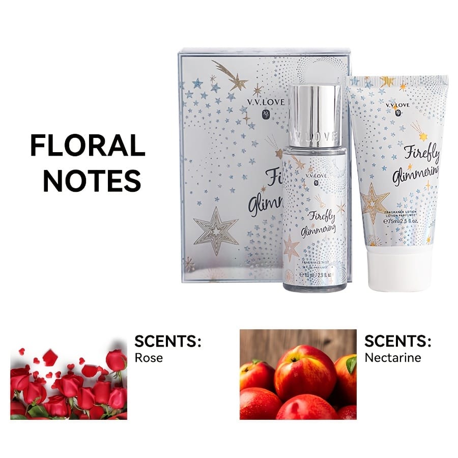 KissICON Notes on Flowers Floral Oriental Gift Set – Mist Nourishing Lotion