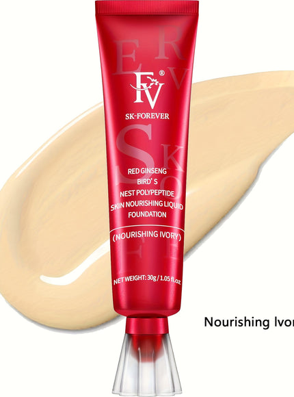 jkthpu-45 Nourishing Ivory KissIcon FV Hydrating Foundation - Matte Finish Lasting