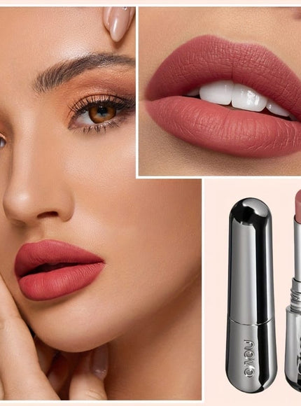 KissICON Novo Longlasting Burgundy Red Matte Lipstick