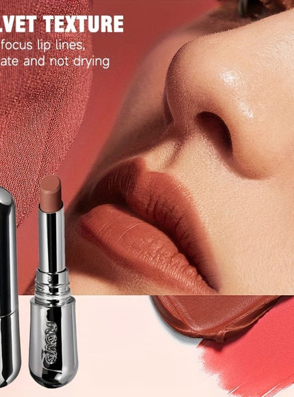 KissICON Novo Longlasting Burgundy Red Matte Lipstick
