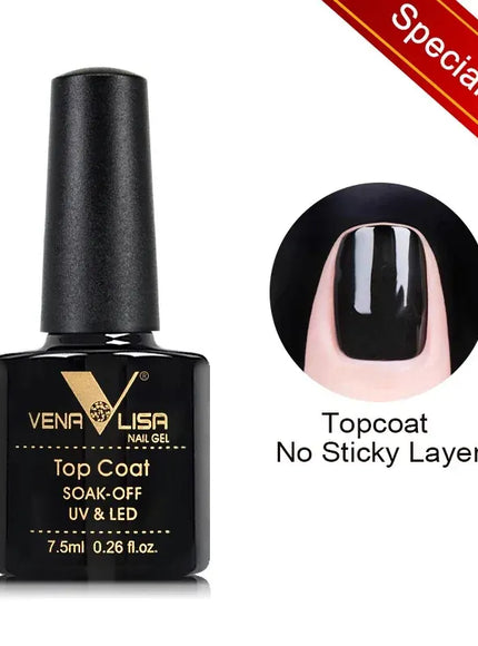 KissICON NoWipe Venalisa Fashion Shiny UV Gel Nail Polish 7.5ml