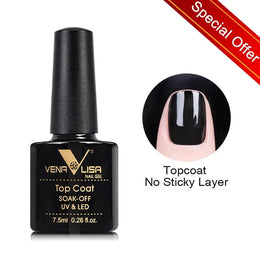 KissICON NoWipe Venalisa Fashion Shiny UV Gel Nail Polish 7.5ml