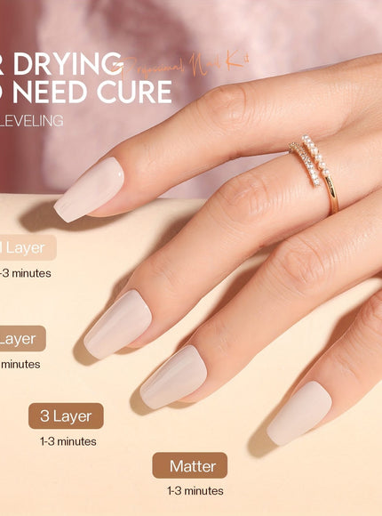 KissICON NP6-195-A6 KissIcon Nail Polish Set - Quick Dry Long-Lasting