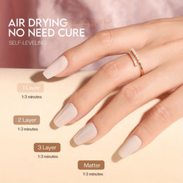 KissICON NP6-195-A6 KissIcon Nail Polish Set - Quick Dry Long-Lasting