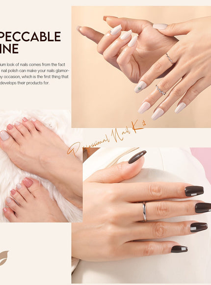 KissICON NP6-195-A6 KissIcon Nail Polish Set - Quick Dry Long-Lasting