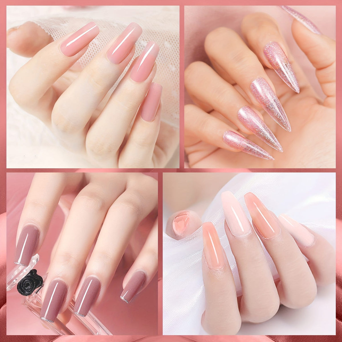KissICON NP6-195-A6 KissIcon Nail Polish Set - Quick Dry Long-Lasting