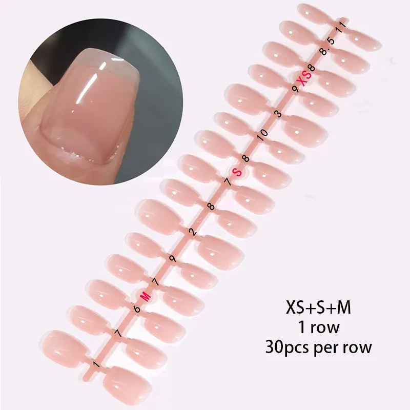 KissICON Nude 01 KissIcon Matte Nude Fake Nails - Full Cover