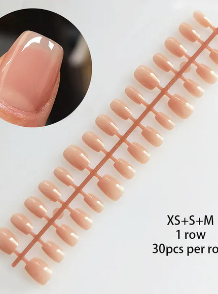 KissICON Nude 11 KissIcon Matte Nude Fake Nails - Full Cover