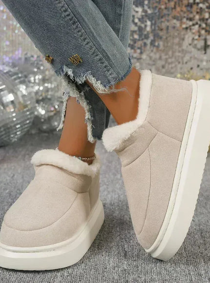 KissICON off white / 38-39 2024 Hot Sale Women's Shoes Slip-on Women's Boots