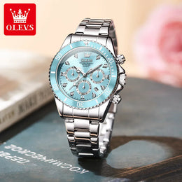 jkthpu-45 💋 OLEVS Women Watch 5632 - Elegant Quartz Chronograph